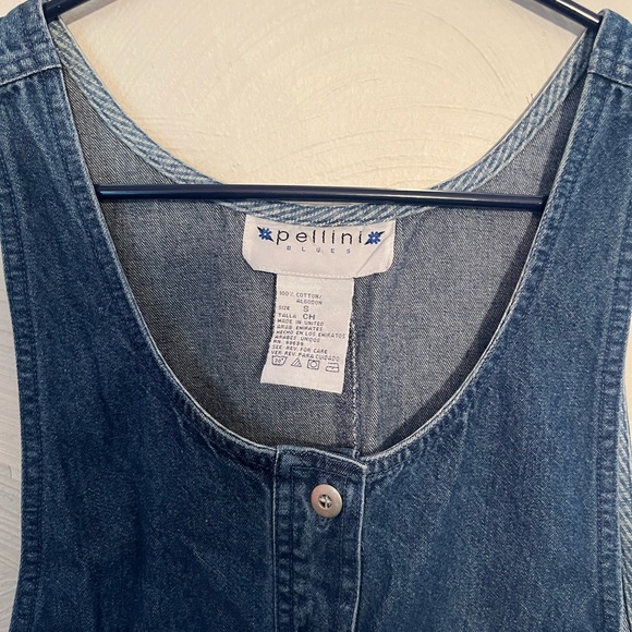Pellini Blues denim button up dress. Size S. Vintage. - Picture 3 of 4